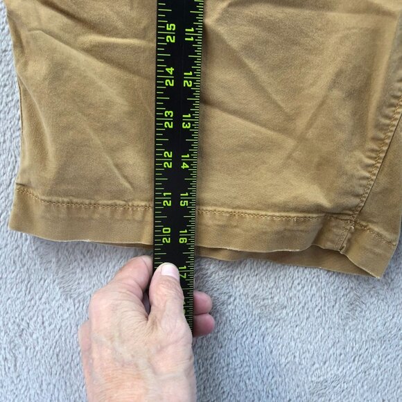 American Eagle Mens Shorts Size 32 Khaki Chino Casual Slim Next Level Flex - Picture 7 of 14